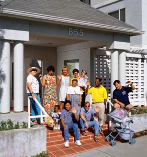 EAH Housing residents at Centertown in San Rafael