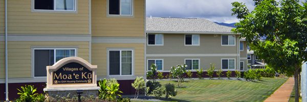 Villages of Moa‘e Kū I, II, & III eah housing signage