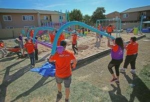 EAH Housing playground build Richmond, CA