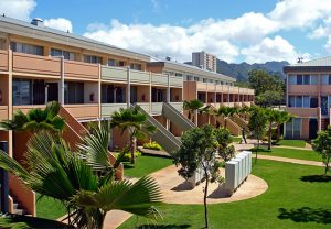 Kukui Gardens eah housing walkway